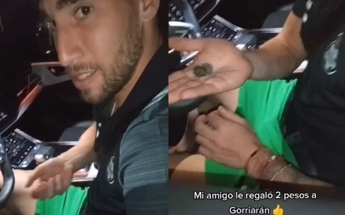 Un aficionado está dando de qué hablar en redes sociales luego de haberle regalado dos pesos a Fernando Gorriarán