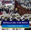 Aspectos del desfile del 5 de mayo