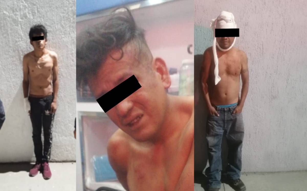 Los implicados agredieron a los elementos, causando lesiones a uno de ellos.-