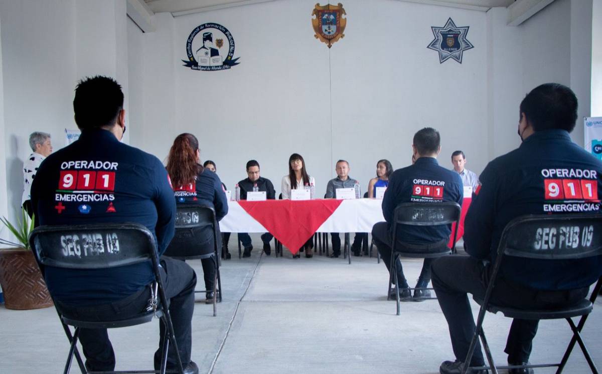 Policías de San Miguel de Allende fueron capacitados.-