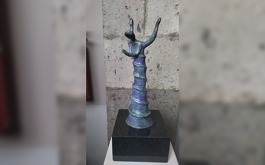 Escultura para familiares de personas desaparecidas.