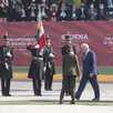 Encabeza AMLO ceremonia conmemorativa por Batalla de Puebla con Miguel Barbosa y secretarios de la Defensa y Marina.