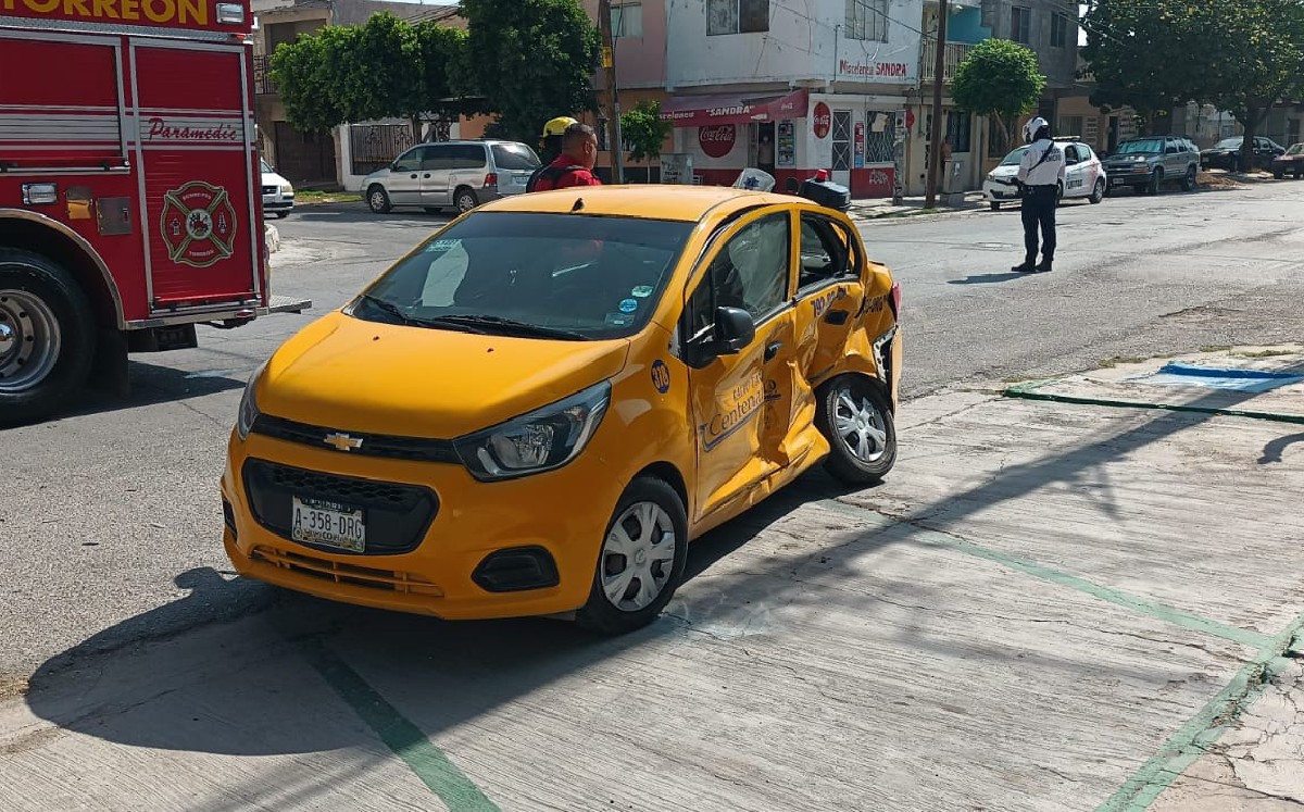 Torreón. Mujer de la tercera edad termina lesionada en choque