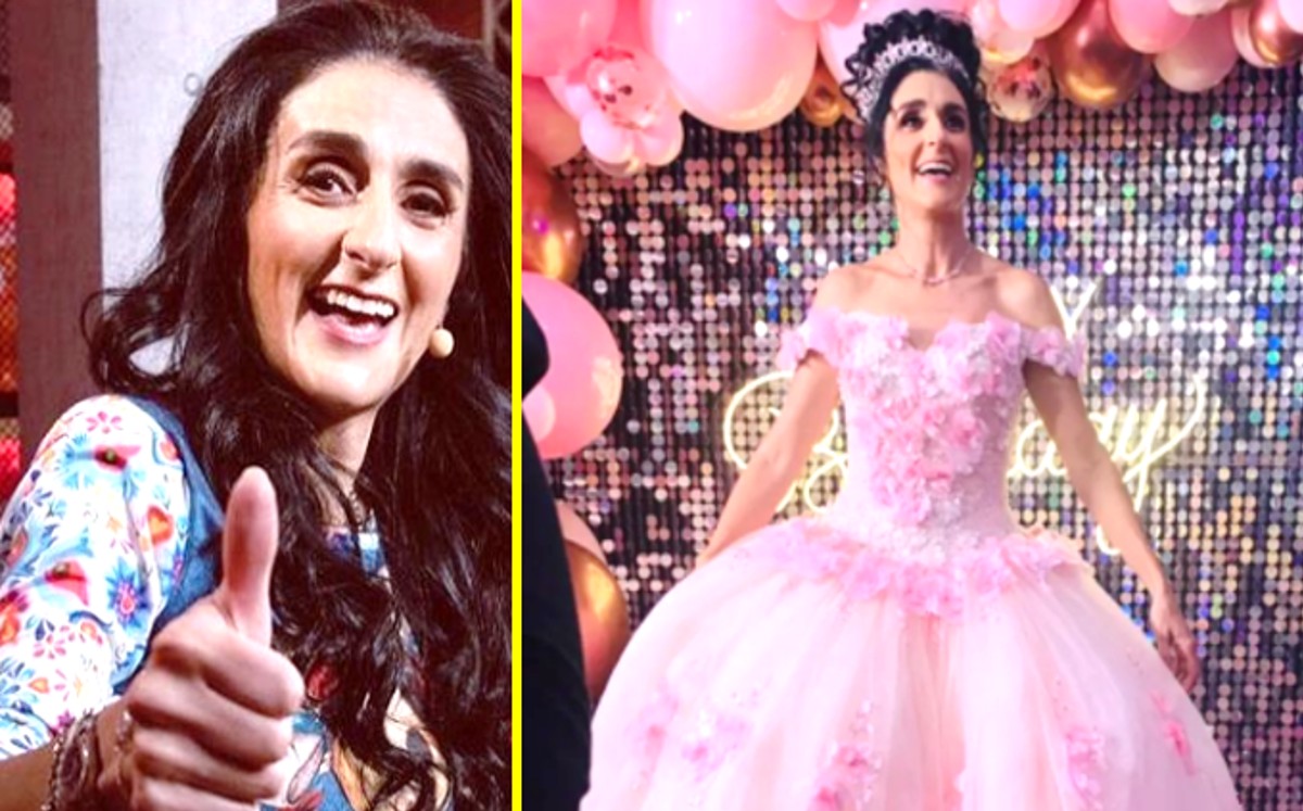La actriz Bárbara Torres no se quedó con las ganas de celebrar su fiesta de XV años.