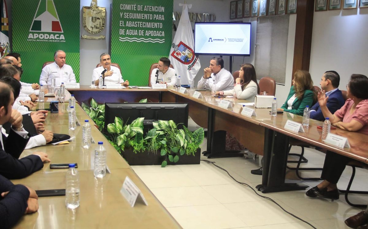 Apodaca instala Comité de Atención y Seguimiento para el Abastecimiento del Agua. | Especial