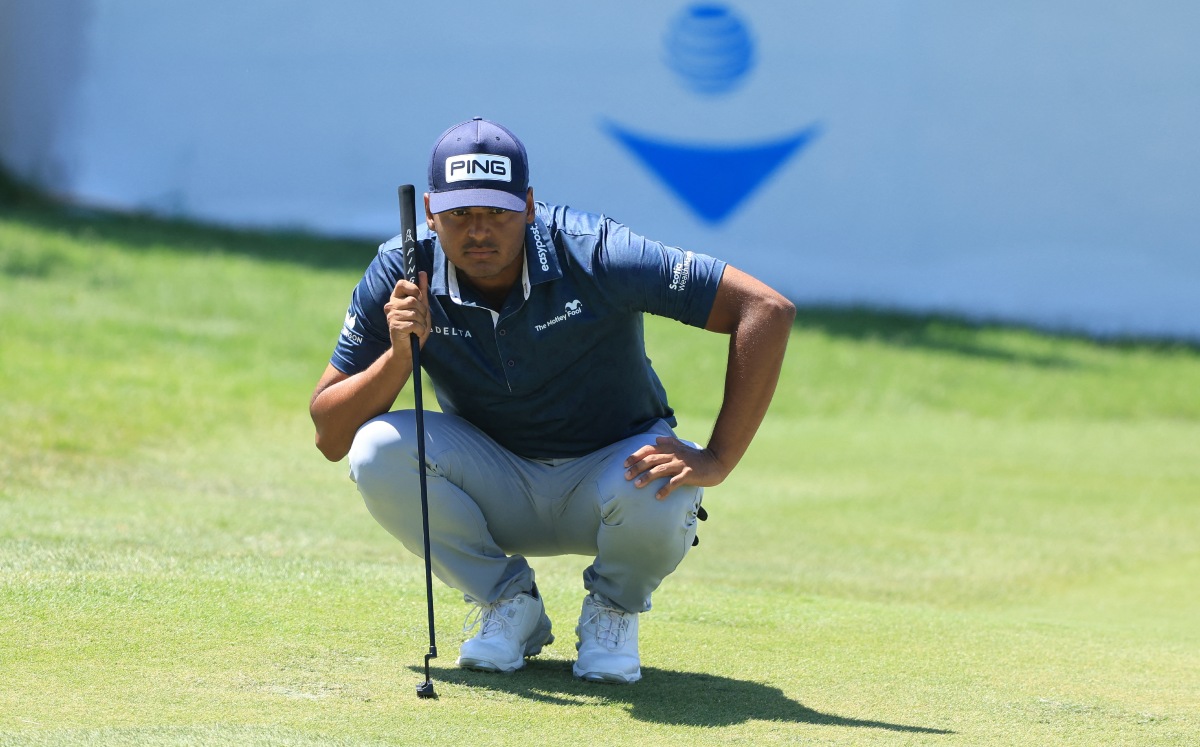 Sebastian Muñoz estaba enfocado durante la primera ronda del AT&T Byron Nelson Classic