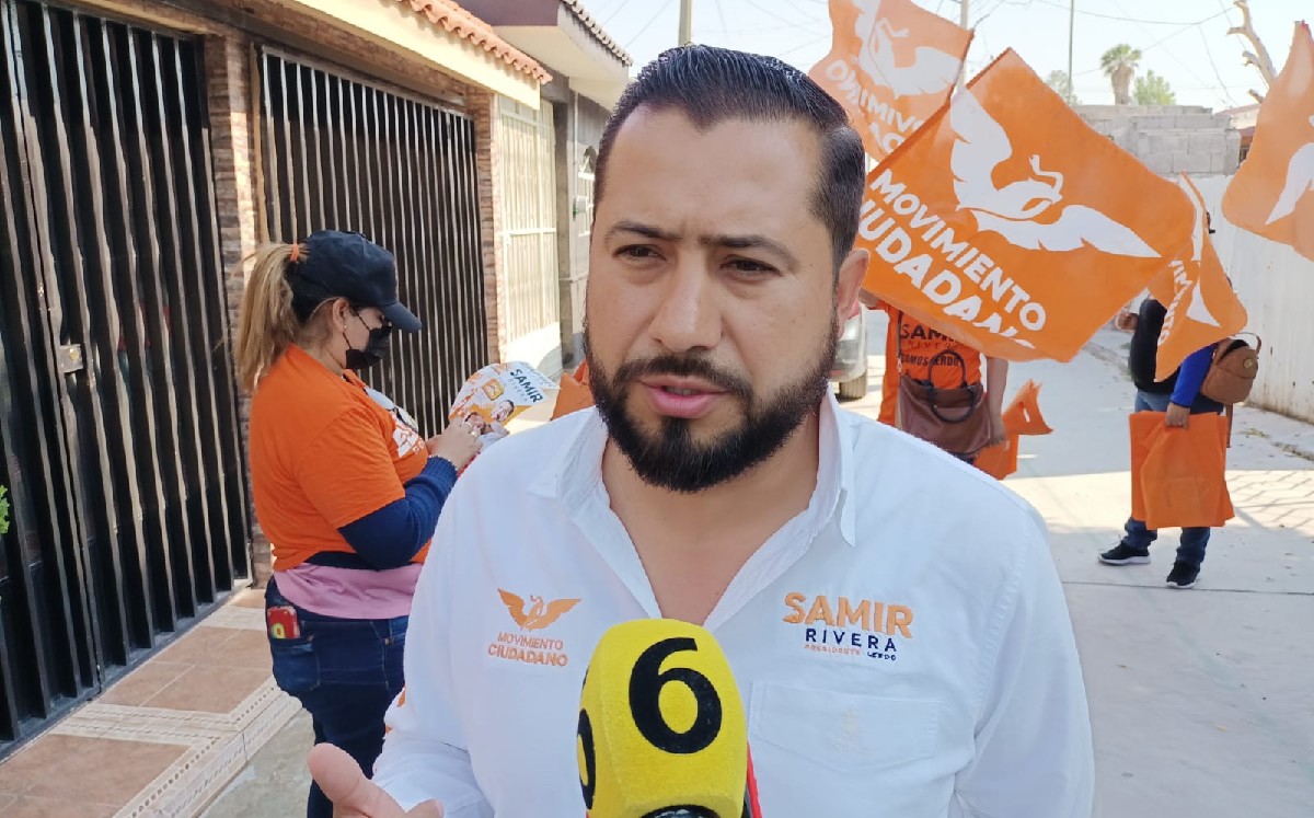 Lerdo. Samir Rivera pide la confianza de los ciudadanos