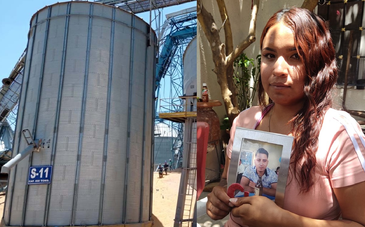 Mujer pide justicia para su esposo que murió en un silo en Torreón