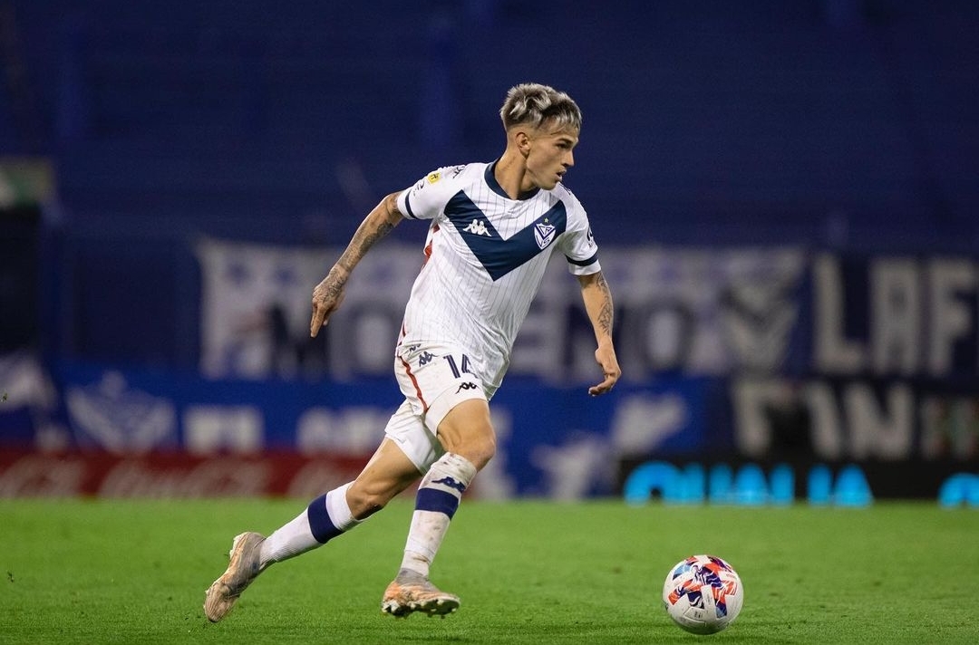 Luca Orellano, el camiseta 10 del Vélez Sarfield / Instagram @luca_orellano14