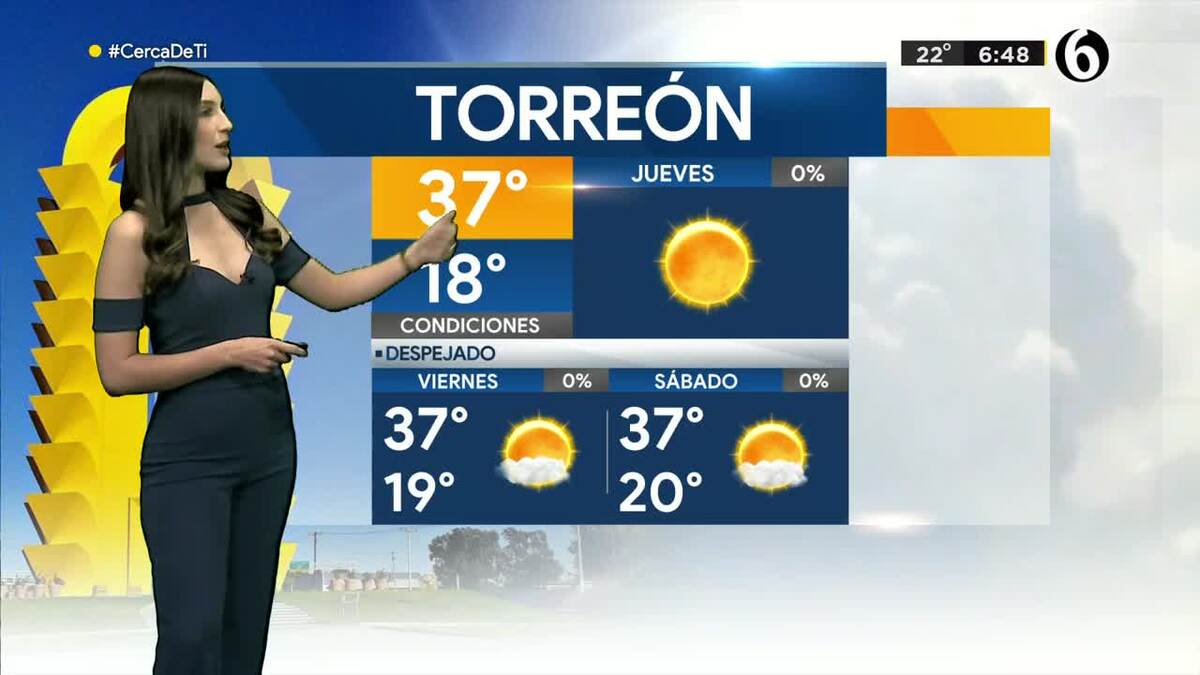 Pronóstico del tiempo para Laguna, con Diana Sánchez - 25 de mayo de 2022 Pronóstico del tiempo para Laguna, con Diana Sánchez - 25 de mayo de 2022