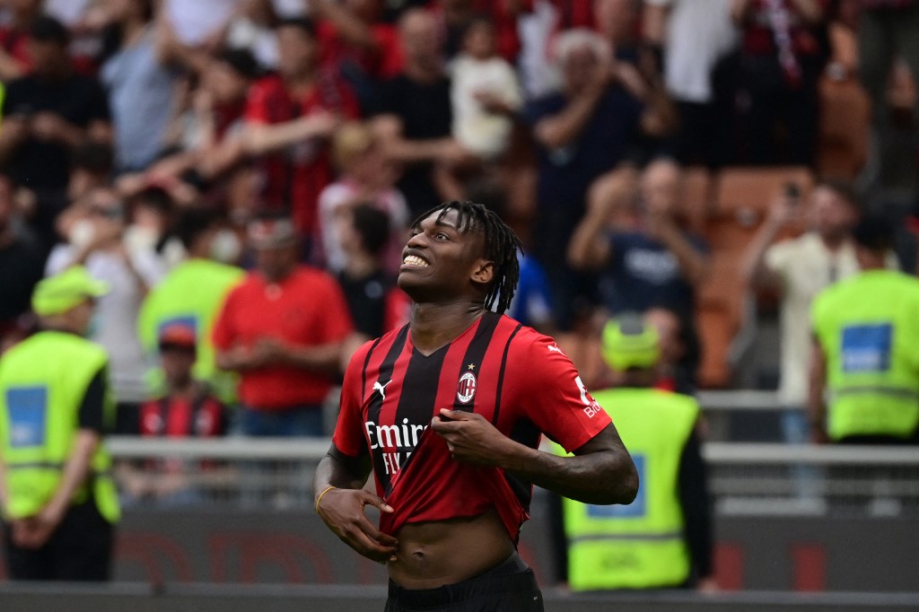 Rafael Leao, atacante del Milan / AFP
