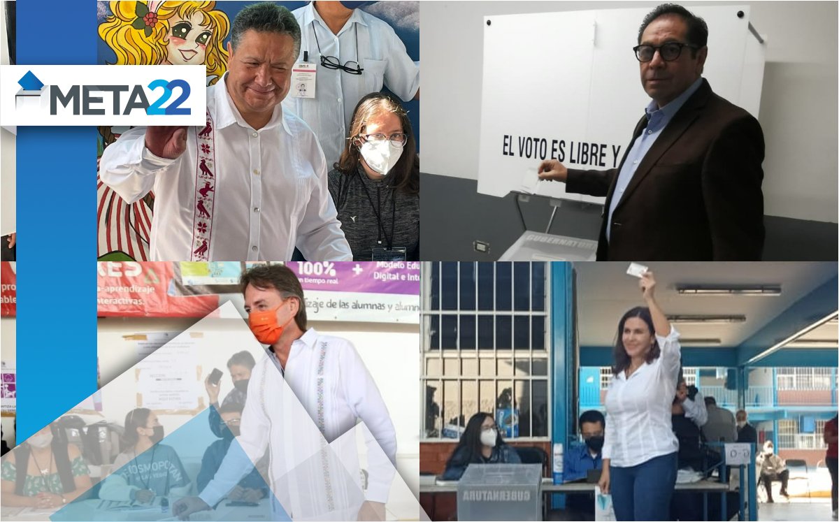 Candidatos a gobernador en Hidalgo acuden a votar / Especial