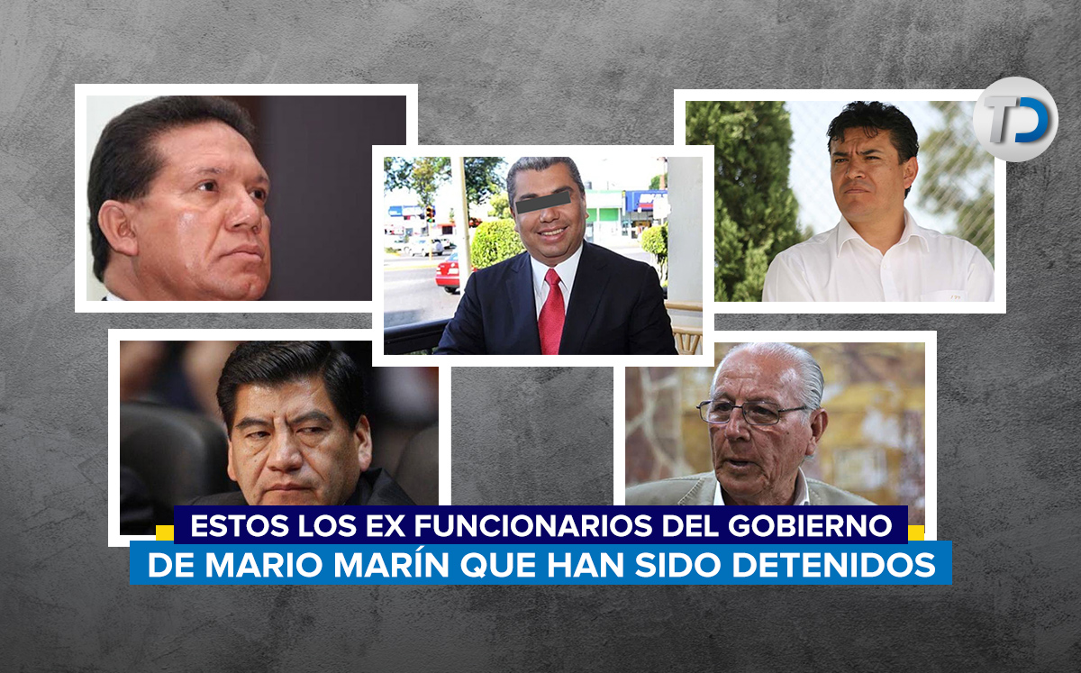 Ex funcionarios en Puebla detenidos; pertenecieron al sexenio de Mario Marín