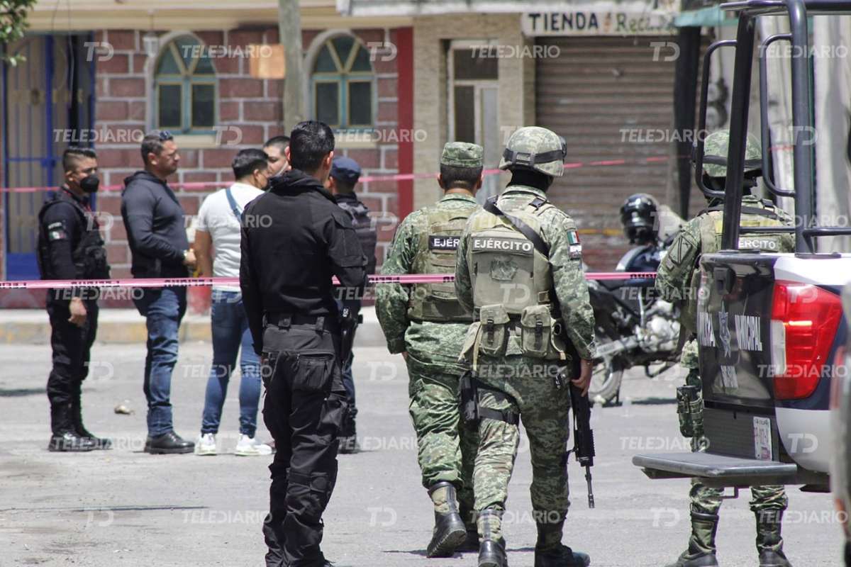 Elementos del Ejército Mexicano acudieron a la escena del crimen / Agencia Enfoque