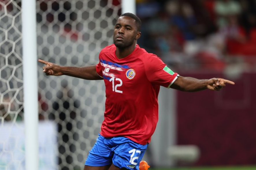 Joel Campbell de Costa Rica / @fedefutbolcrc