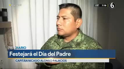 Ser padre y militar, una tarea difícil para Nicasio Alonso Palacios