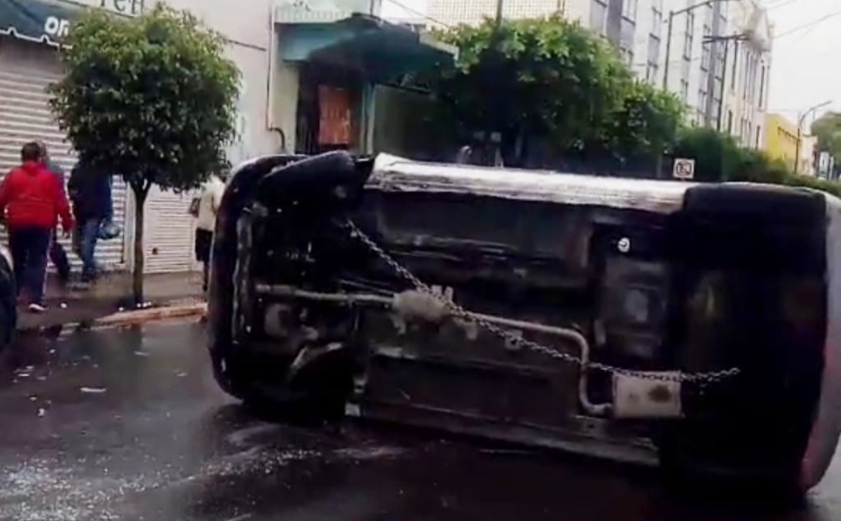 Volcadura en Tehuacán, Puebla