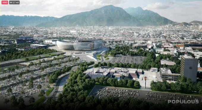 Nuevo estadio de Tigres para 2025. / Cortesía