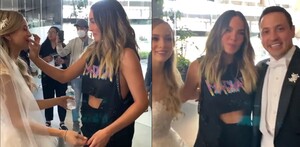 Belinda da su bendición a pareja de novios. | Especial Belinda da su bendición a pareja de novios. | Especial