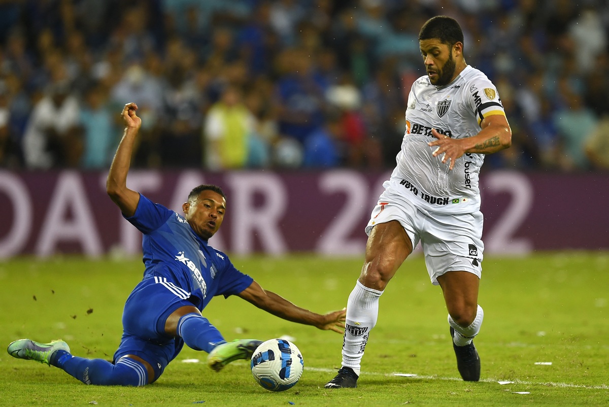 Emelec y Atlético Mineiro en la Copa Libertadores 2022. / Cortesía
