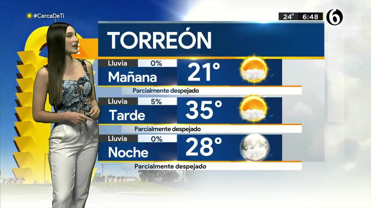 Pronóstico del tiempo para Laguna, con Diana Sánchez - 01 de julio de 2022 Pronóstico del tiempo para Laguna, con Diana Sánchez - 01 de julio de 2022