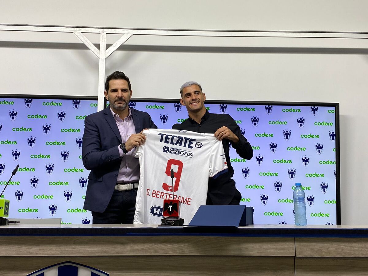 Presentación oficial de Germán Berterame con Rayados / foto: Gerardo Suárez