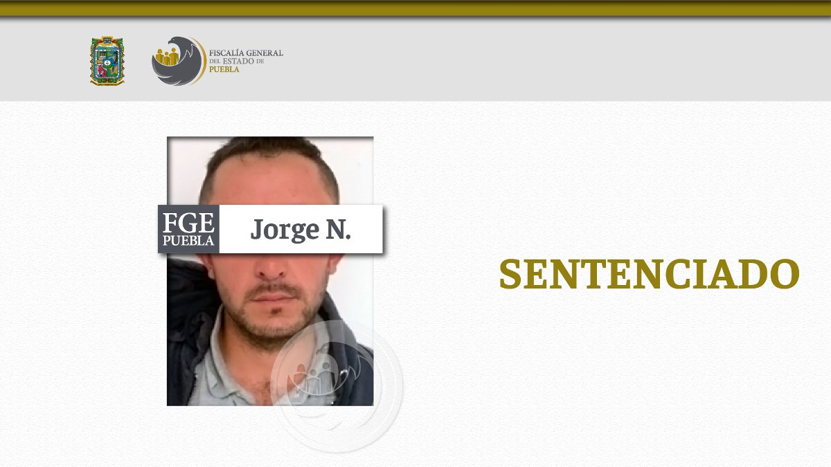 Jorge N. es considerado el principal responsable del asesinato de Agnes Torres / Fiscalía de Puebla