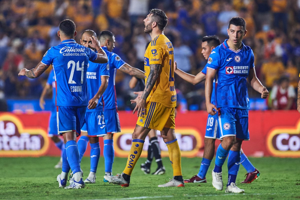 André Pierre Gignac, delantero de Tigres, durante el partido ante el Cruz Azul / Mexsport