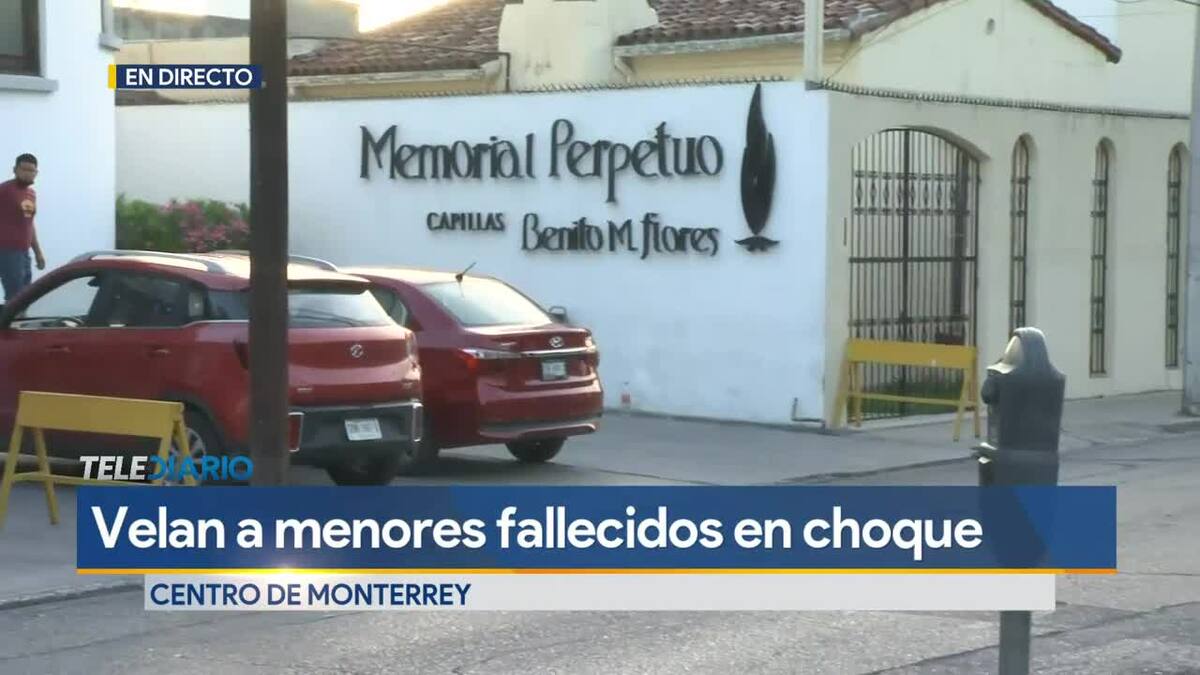 Velan a menores fallecidos en accidente con tren en García