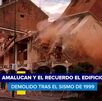 Demolición de edificio en Amalucan tras sismo de 1999 Demolición de edificio en Amalucan tras sismo de 1999
