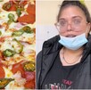 Joven dona pizzas y empanadas a hospital. Joven dona pizzas y empanadas a hospital.