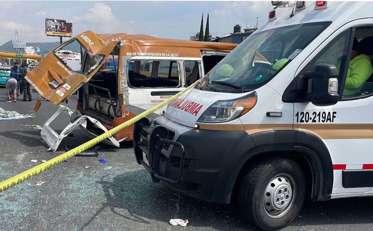 Accidente deja varios lesionados en la México - Puebla / Luis Alfaro