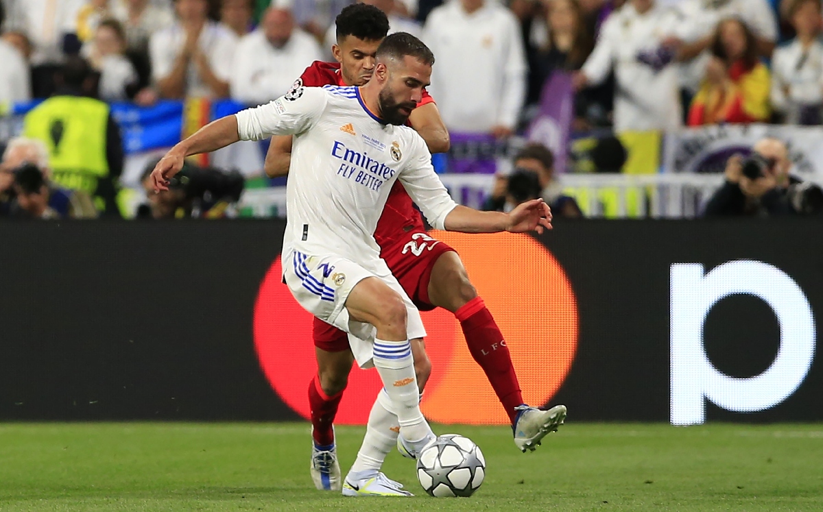 Dani Carvajal en la final de la Champions League 2021/2022 ante Liverpool / Mexsport