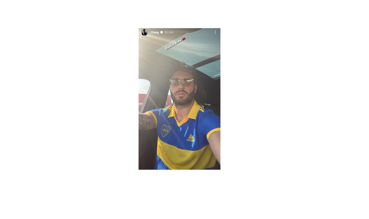 Gignac con la camiseta del Boca Juniors