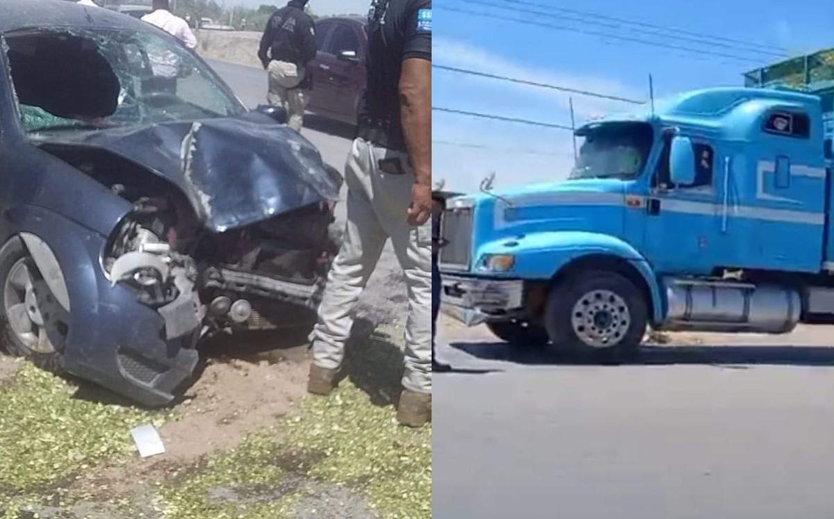 Choquen en Francisco I Madero deja tres jóvenes lesionados