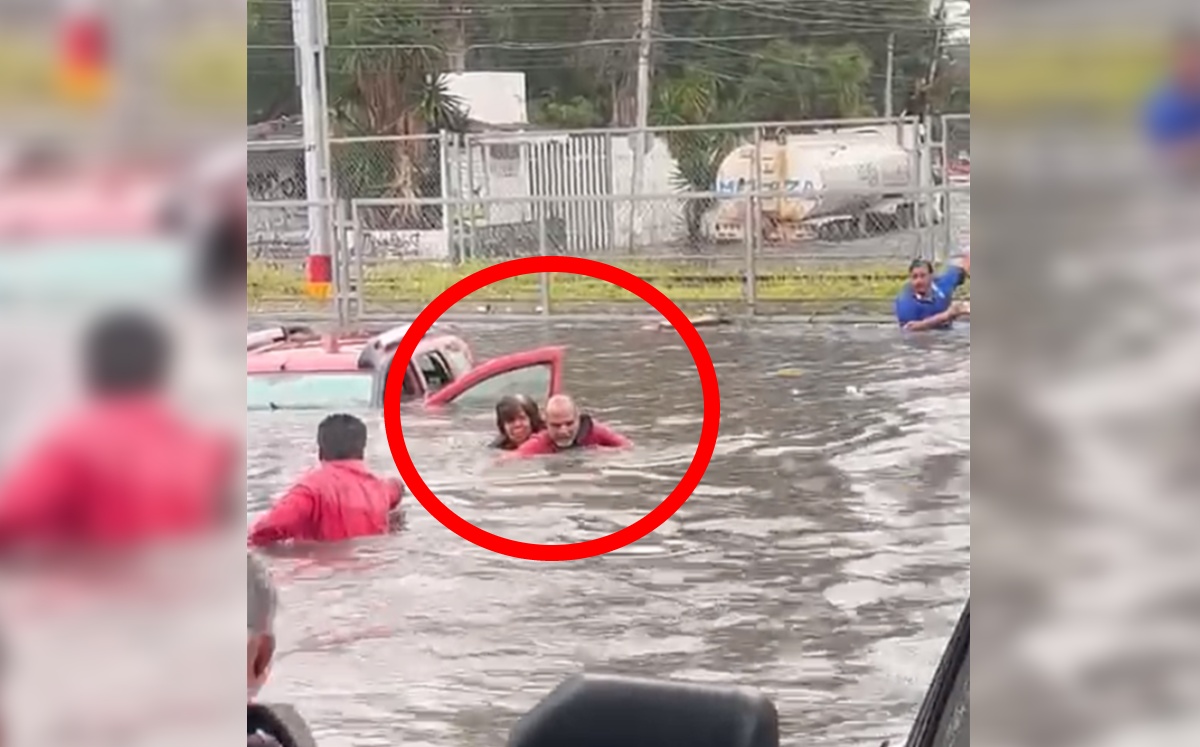Doña Ruth y Don Guillermo que fueron salvados de ser ahogados