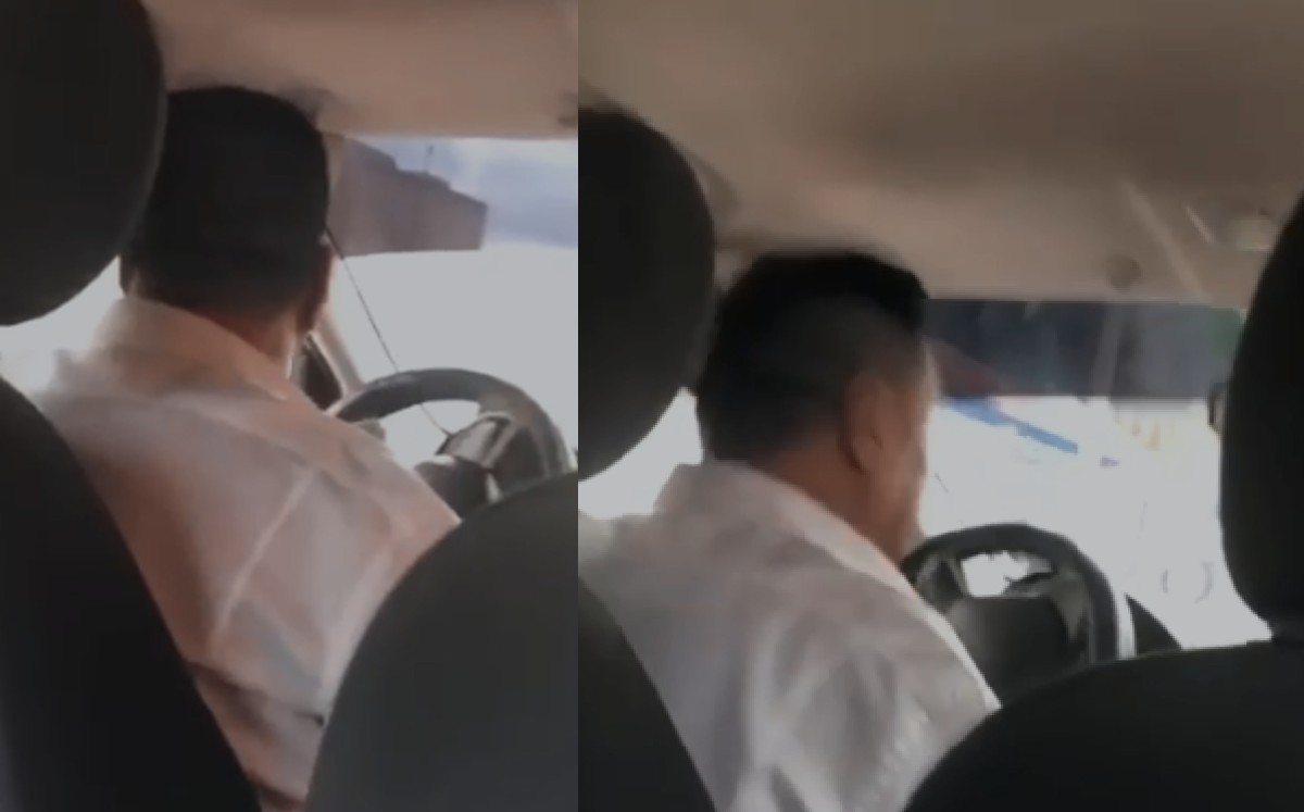 Pasajera graba a taxista insultándola; cancelan licencia al conductor