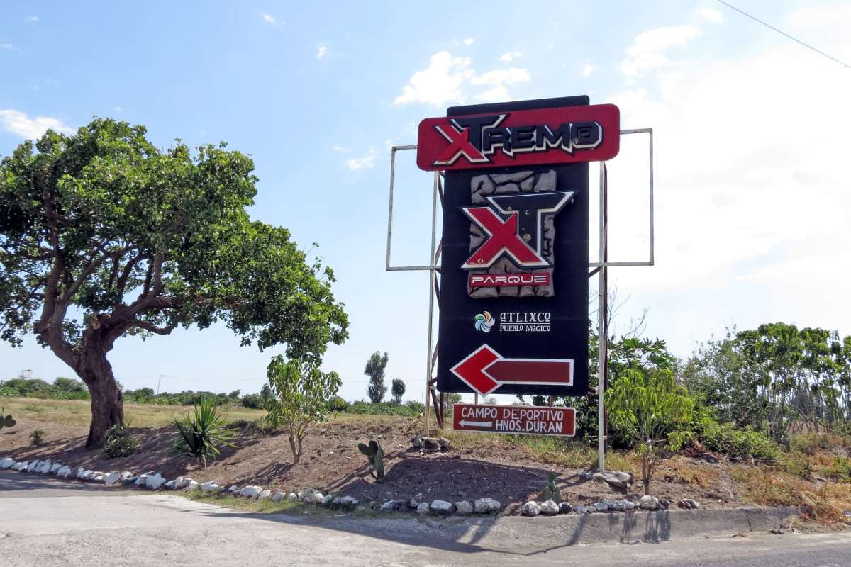Entrada al Parque Xtremo en Atlixco, Puebla / Agencia Enfoque