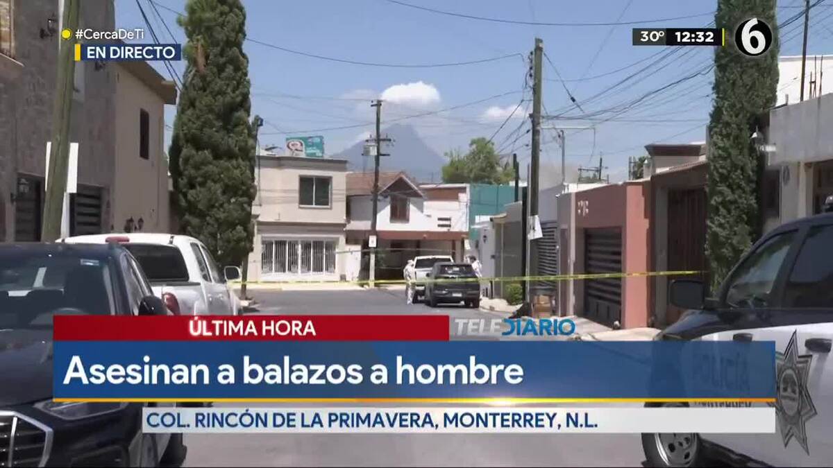 Asesinan a balazos a un hombre al sur de Monterrey| Telediario México