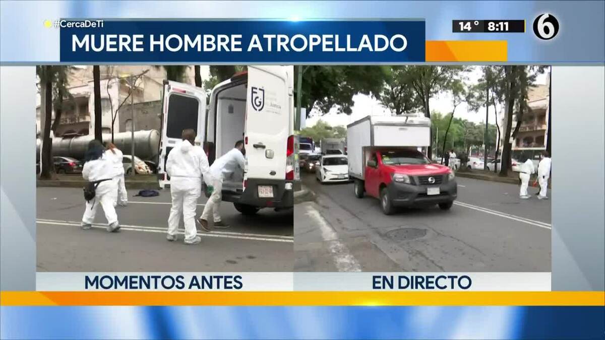 Muere hombre atropellado en la alcaldía Gustavo A. Madero