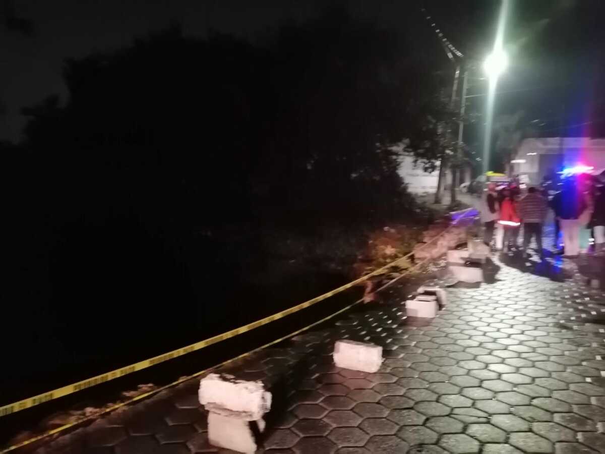 Derrumbe en puente de Xonacatepec / Protección Civil municipal Puebla