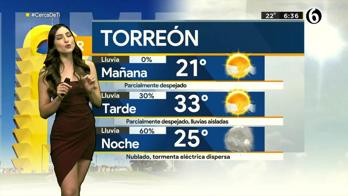 Pronóstico del tiempo para Laguna, con Diana Sánchez - 16 de agosto de 2022 Pronóstico del tiempo para Laguna, con Diana Sánchez - 16 de agosto de 2022