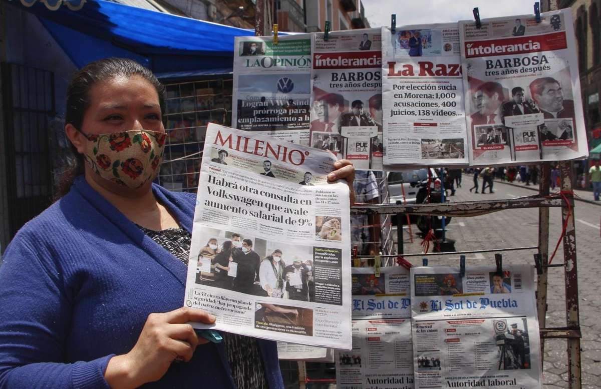 Reina destacó que los voceadores forman parte de la historia de Puebla / Melanie Torres