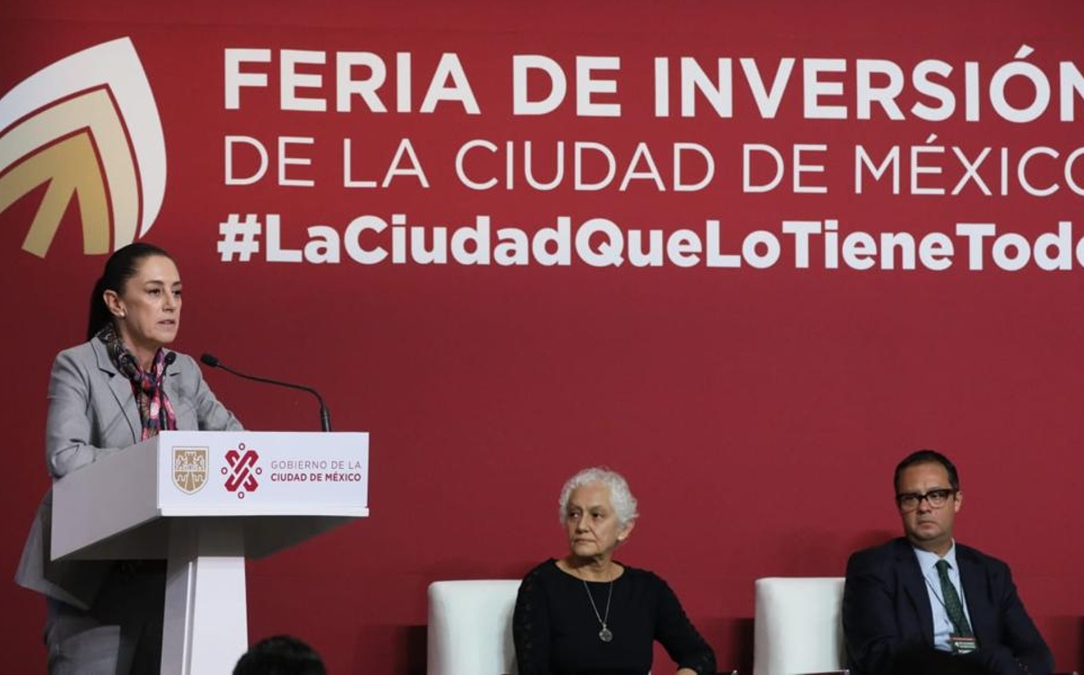 Claudia Sheinbaum en la Feria de la Inversión en CdMx /@Claudiashein