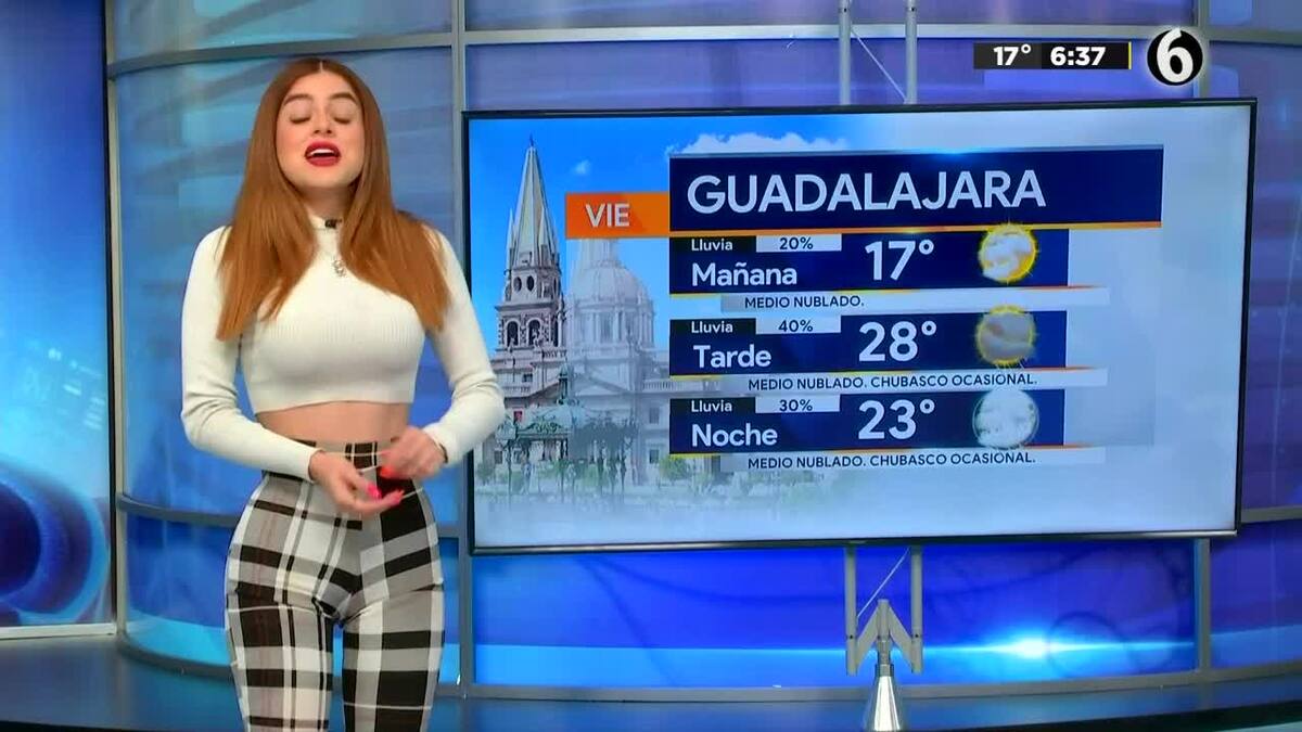 Pronóstico del tiempo para Guadalajara, con Scarlett Salazar 26 de