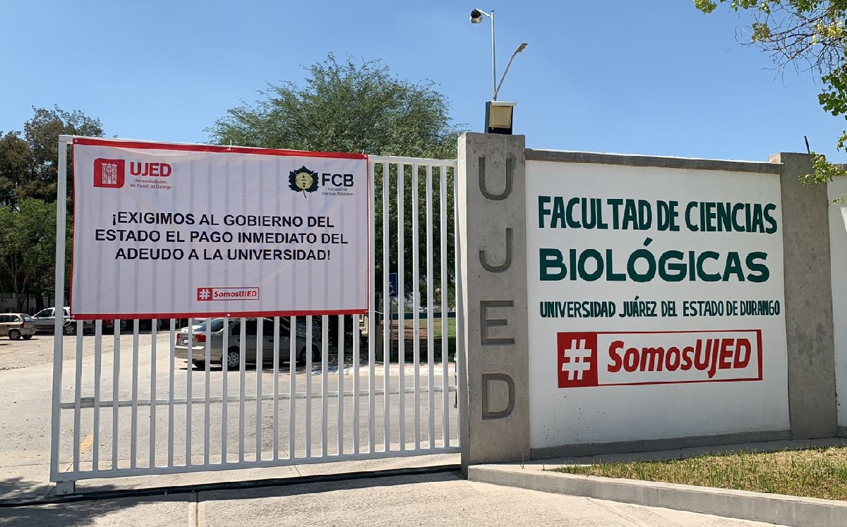 UJED se va a paro por 24 horas como protesta por adeudos
