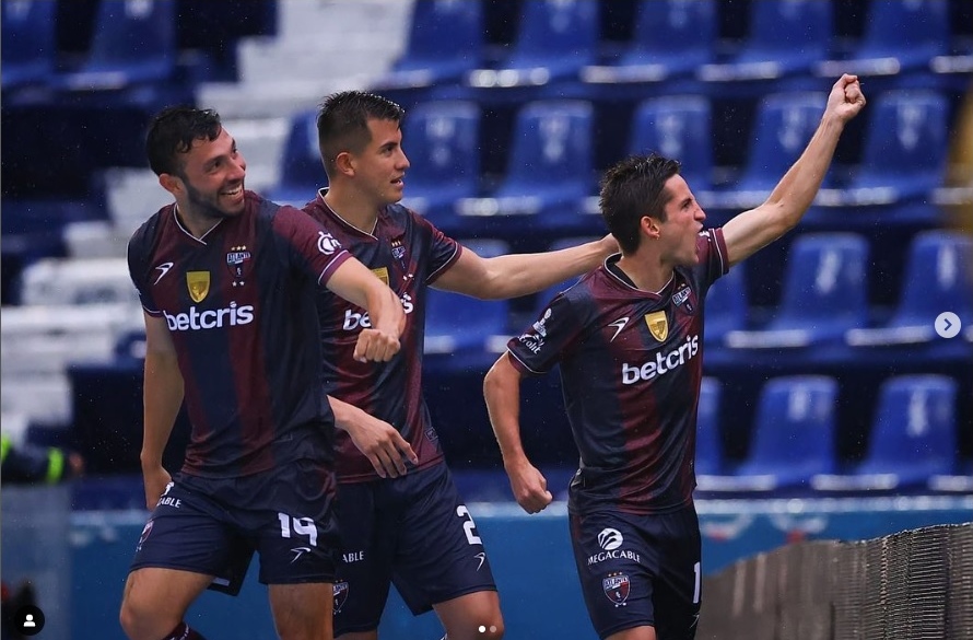 Daniel Lajud festejando un gol con el Atlante / Instagram @d.lajud