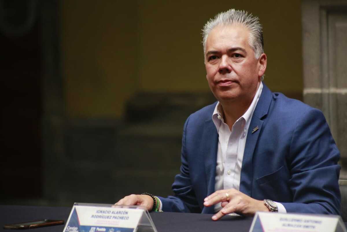 Ignacio Alarcón, presidente del CCE Puebla | Andrés Lobato