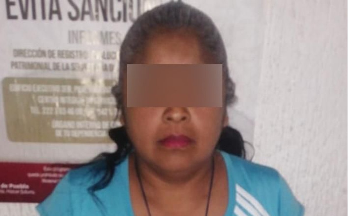 Detenida por tratar de meter droga y dinero al penal de Puebla / Especial.