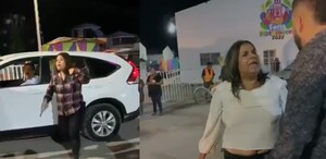 Captan pelea entre mujeres en Feria de Matamoros Captan pelea entre mujeres en Feria de Matamoros